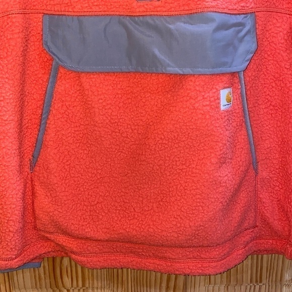 Nwt Carhartt Women's Relaxed Fit Front Pocket Fleece Pullover Size Medium - Picture 5 of 16